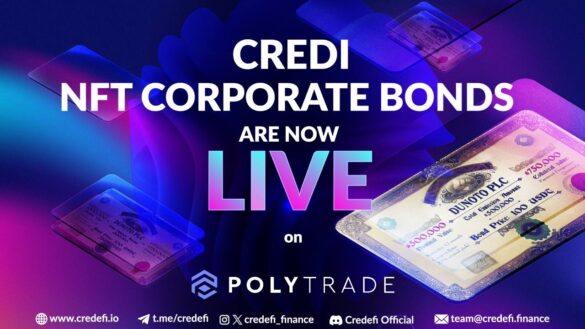 Credefi’s NFT Bonds Now Live on Polytrade Marketplace, Delivering Real Yield Backed by Real-World Assets